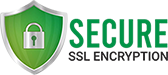 Security badges: SSL/TLS, encryption, 2-step verification